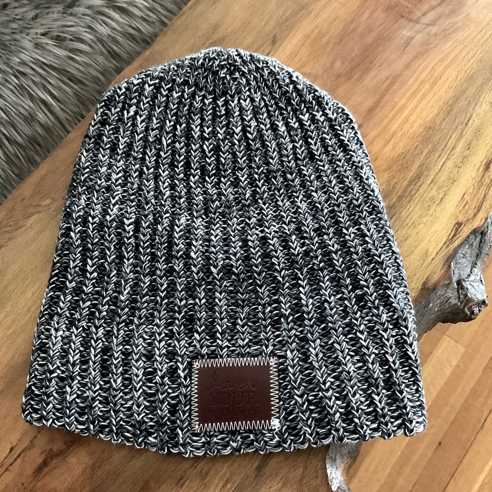 love Your melon knit hat